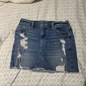 American eagle jean skirt